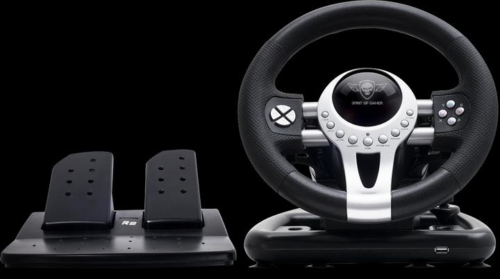 Actual product image Spirit Of Gamer Race Wheel Pro 2 (Xbox Series X, Xbox One S, Xbox Series S, PS3, PC, PS4, Xbox One X)