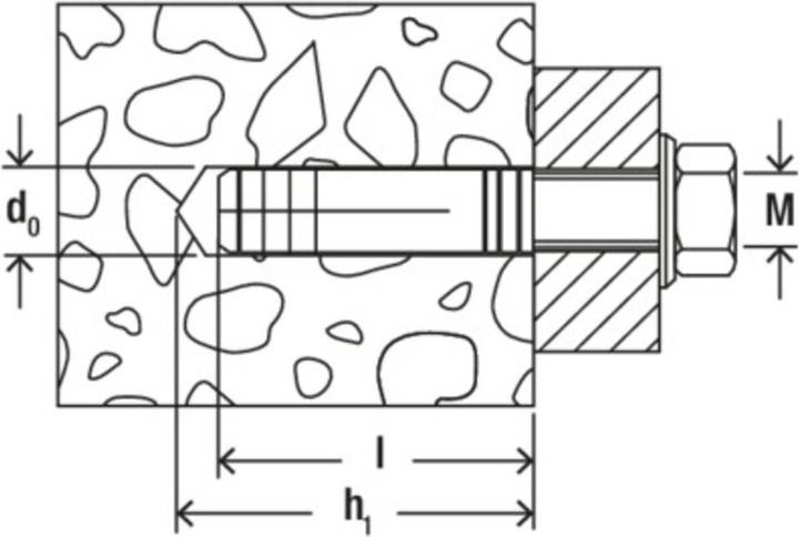 Produktbild Fischer Messingdübel MS 10x32 K (6 Stk.)
