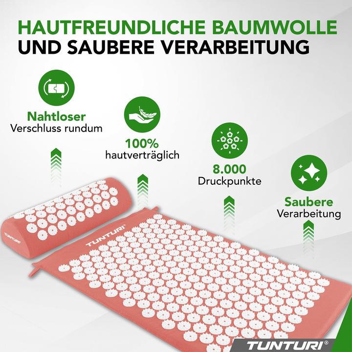 Actual product image Tunturi Acupressure Mat And Pillow (20 mm)