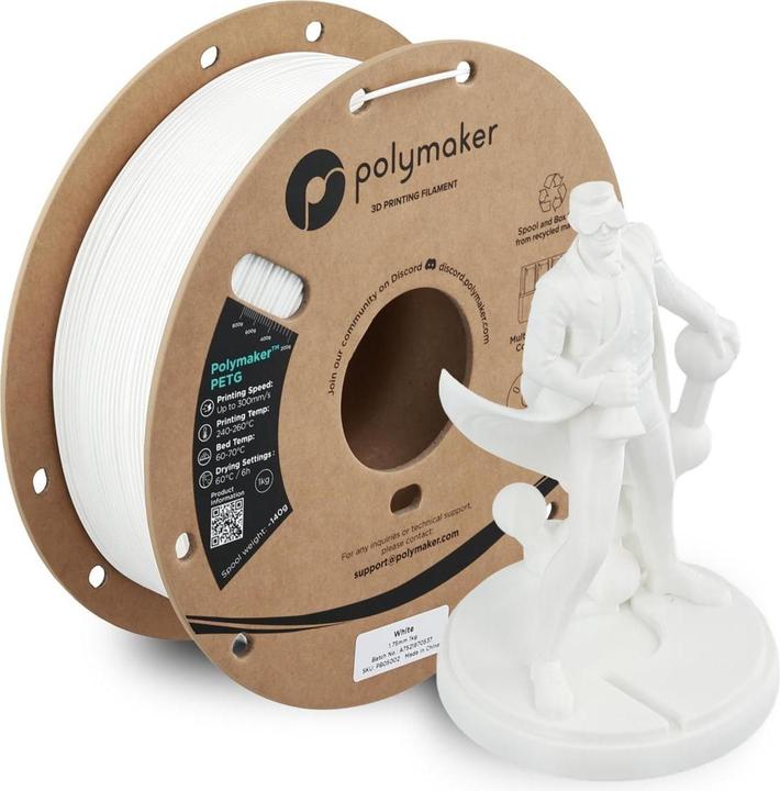 Immagine prodotto Polymaker ™ PETG (PETG, 1.75 mm, 1000 g)