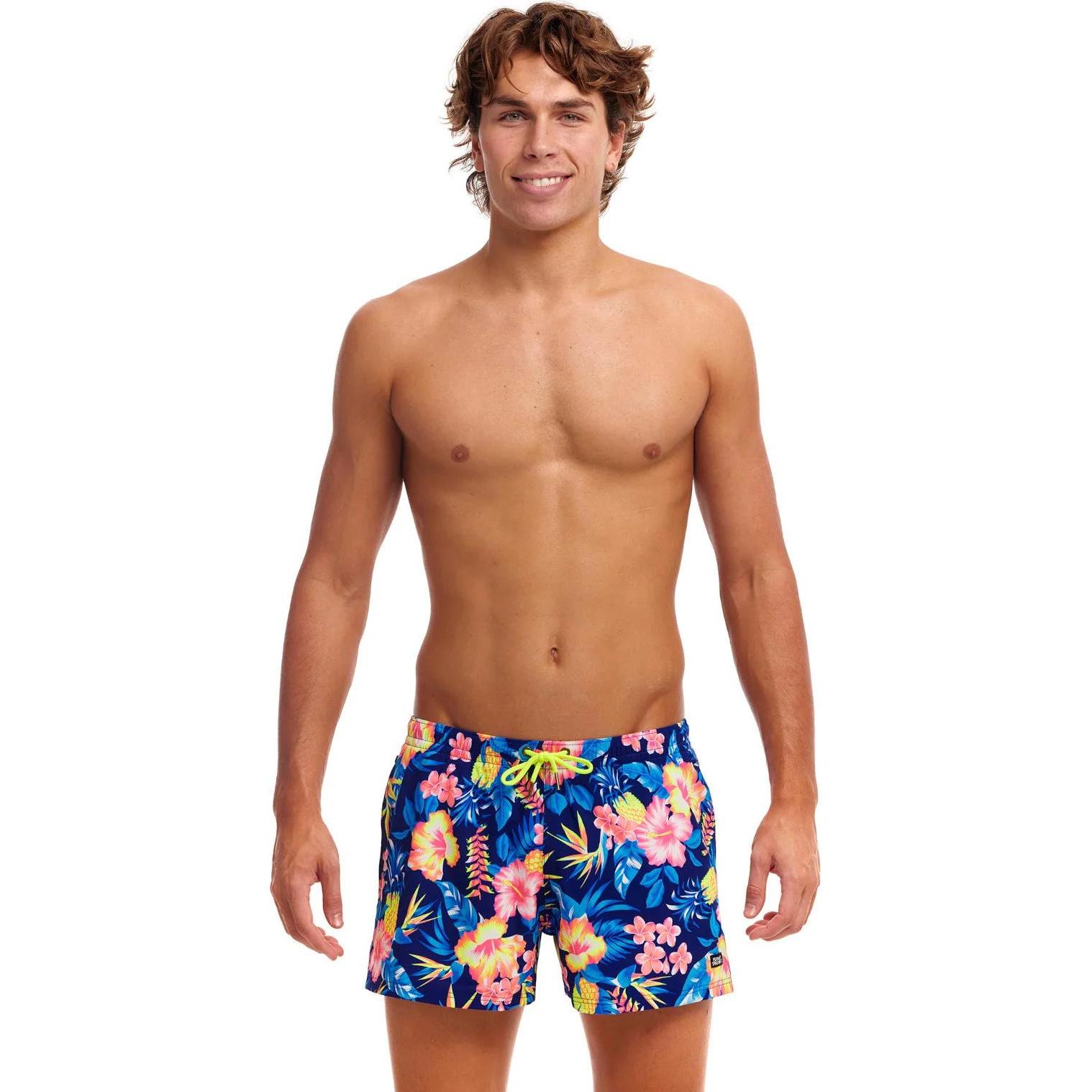 Thumbnail - Funky Trunks, Herren, Badehose, badehose in bloo, Mehrfarbig, (M)