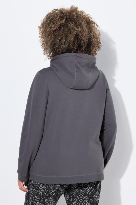 Produktbild Ulla Popken Sweatjacke, Kapuzenfutter mit Schlangenmuster (62)