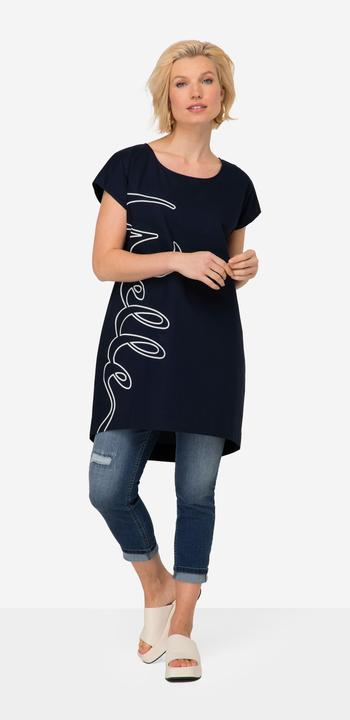 Immagine prodotto Laurasøn Kleid, Straight Fit, Rundhals, seitlicher Schriftzug Welle (S)