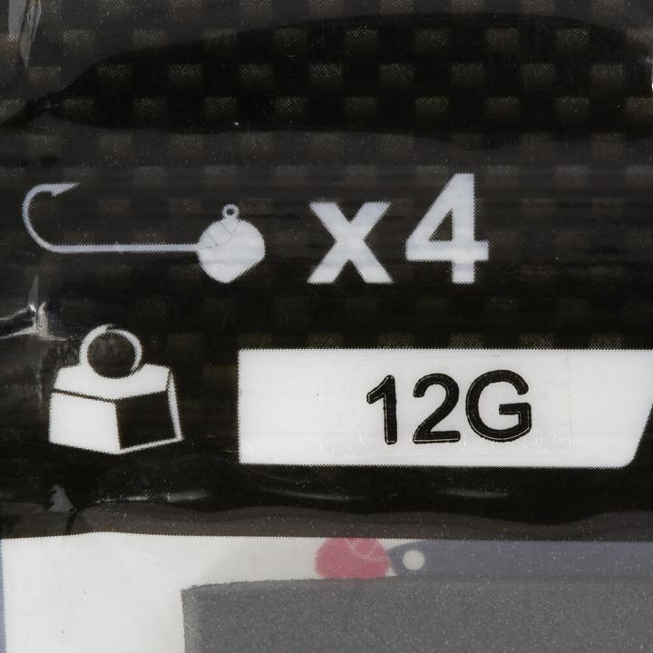 Immagine prodotto Caperlan Teste di piombo per piume di gomma Jig Head Round 4 pezzi.