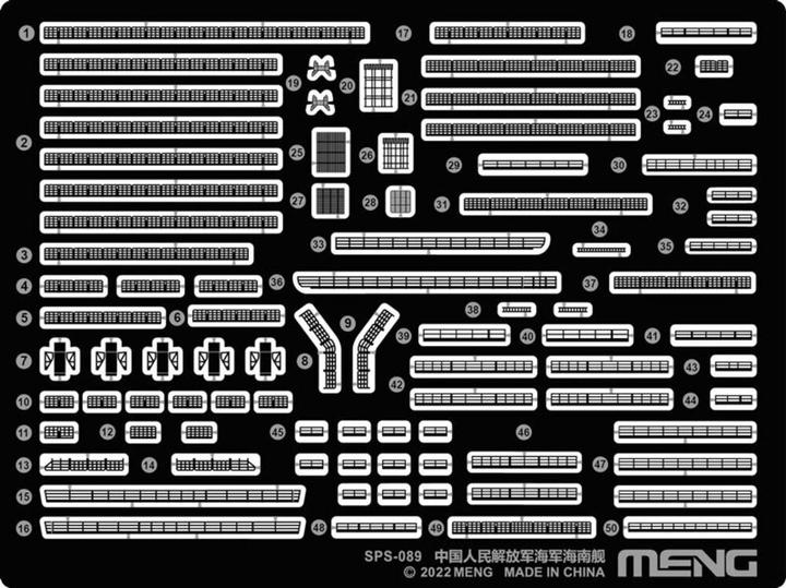Meng-Model PLA Navy Hainan PE Parts (For PS-007)