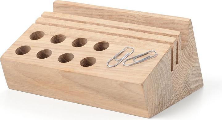Troika HOLZWEG PEN STAND Schreibtisch Organizer, Eichenholz