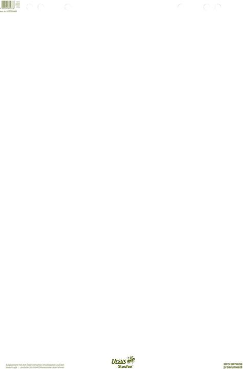 Productafbeelding Ursus Flipover papier Groen blanco 68,0 x 99,0 cm, 20 vellen, 5 pads