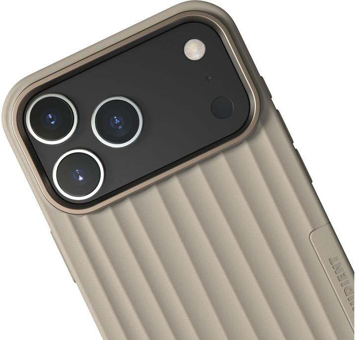 Actual product image Nudient Bold MagSafe Case Apple iPhone 17 Pro Max Linen Beige (Apple iPhone 17 Pro Max)