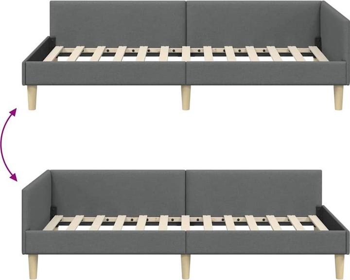 Image du produit vidaXL Modernes Bettgestell (90 x 190 cm)
