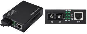 Immagine prodotto Digitus Convertitore multimediale Gigabit da 10/100/1000Base-TX a 1000Base-SX Con alimentazione SC presa