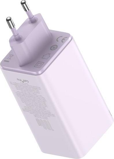 Image du produit Baseus GaN6 Pro 2xUSB-C + 2xUSB, 100W (fioletowy) (100 W)