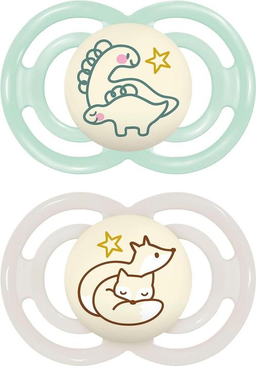 Produktbild Kikkaboo Baby-Schnuller Savanna 0-6 Mon (2 x, ab 16 Monaten)