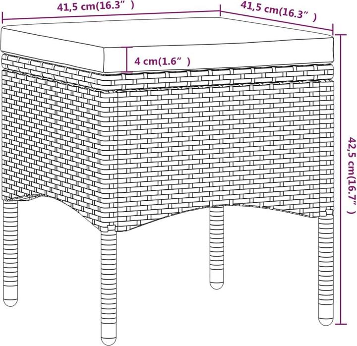Produktbild vidaXL Jacoby (60 x 75 x 75 cm)