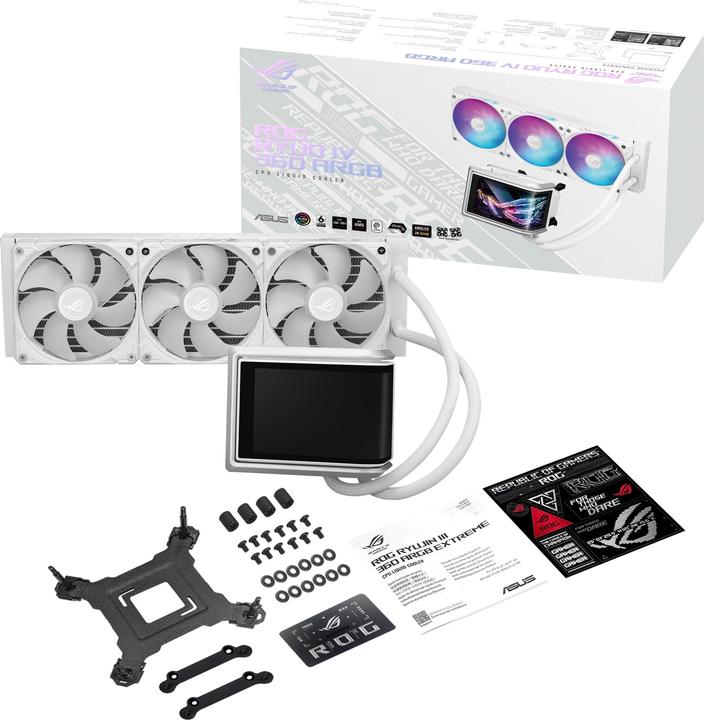 Actual product image ASUS Wak Rog Ryuo Iv 360 Argb Wht