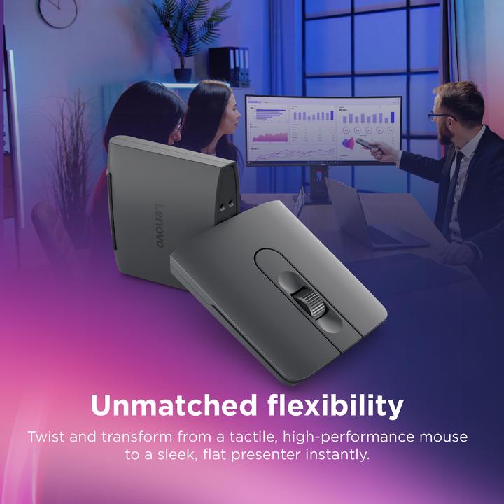 Actual product image Lenovo ThinkPad Bluetooth Presenter Mouse (Cable, Wireless)
