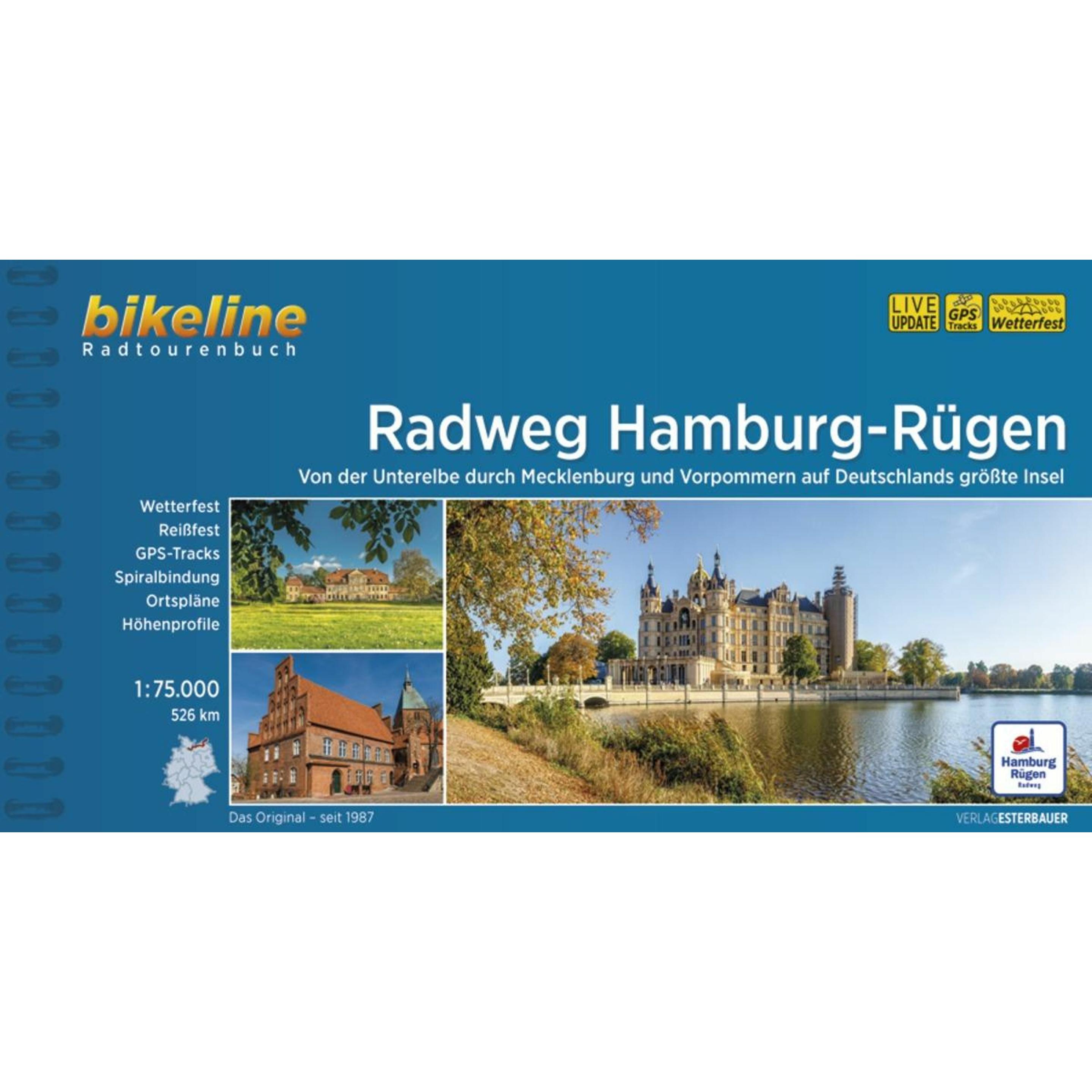 Radfernweg Hamburg-Rügen, Ratgeber von Esterbauer Verlag