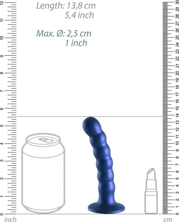Produktbild Ouch! Beaded Silicone G-Spot Dildo - 5" / 13 cm