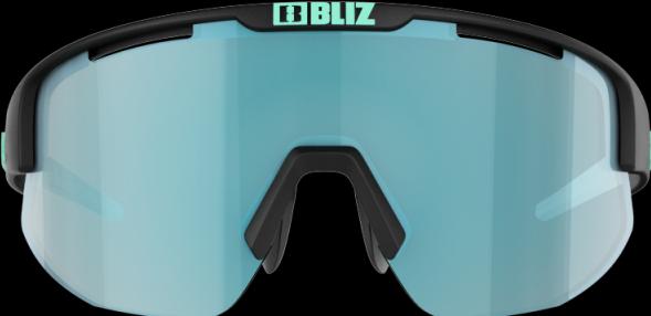 Actual product image Bliz Matrix Small (Matt Black, Smoke w Ice Blue multi)