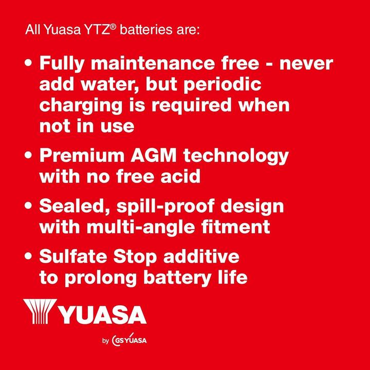 Produktbild Yuasa YTZ10S (12 V, 8.60 Ah, 190 A)