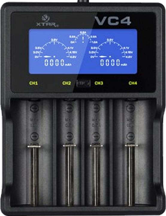 Produktbild Xtar Akku CR123 A 8 Stück und LCD-Schnell-Ladegerät