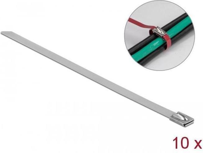 Produktbild Delock Kabelbinder 50cm (Packung mit 10) (Kunststoffkabelbinder, 500 mm, 10 Stk.)