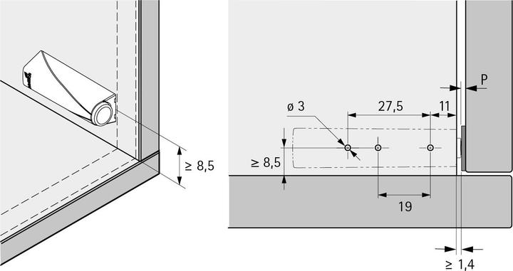 Image du produit Hettich Push to open Lock