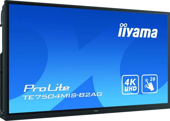 Actual product image iiyama TE7504MIS-B2AG Touch 3xHDMI,5xUSB (3840 x 2160 Pixels, 75")