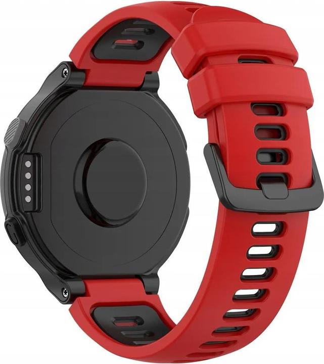 Actual product image Garmin Silicone wristband for G02 - red and black
