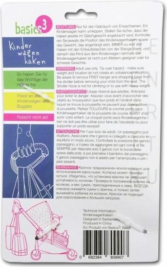 Produktbild Milkii Kinderwagenhaken (Mommy Hook) - Karabiner