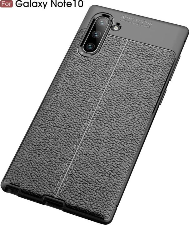 Produktbild Screenguard Samsung Galaxy Note10 Hülle Leather Design TPU Cover (Samsung Galaxy Note 10)