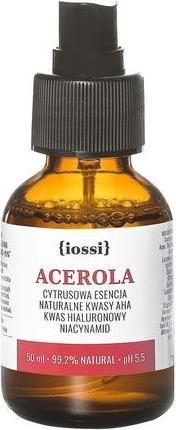 Immagine prodotto Iossi Essenza di agrumi Acerola da acidi naturali Aha. Acido Ialuronico e Niacinamedem (Vitamina B) (50 ml)