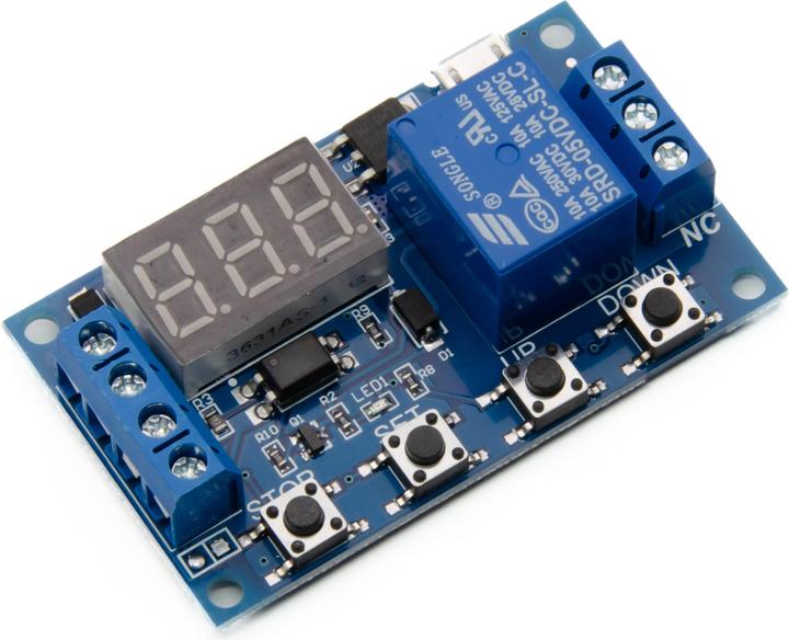 Produktbild Purecrea 5-30V Trigger Zeitrelais Modul mit USB