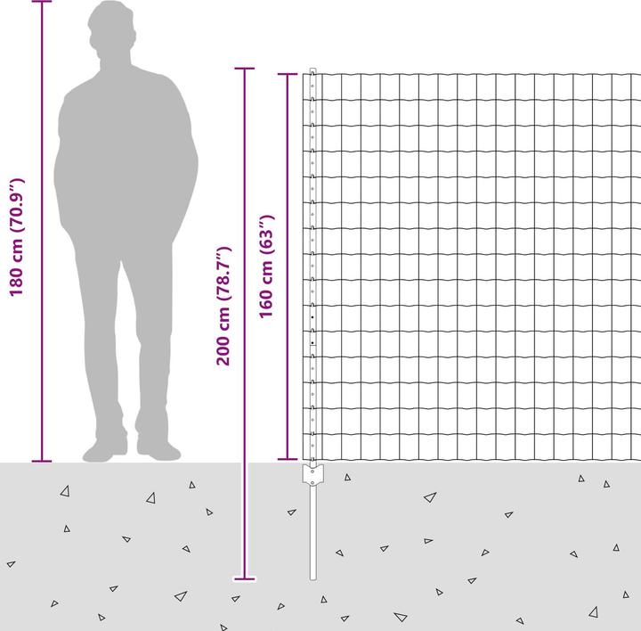 Produktbild vidaXL Aussenbarriere