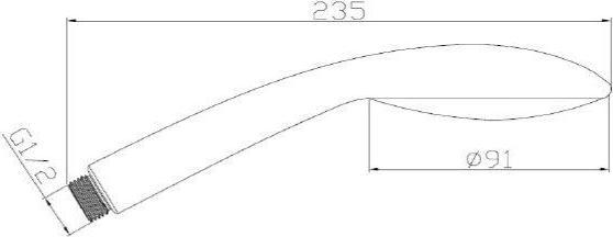 Produktbild Disflex SHOWER HEAD ISA D1950C