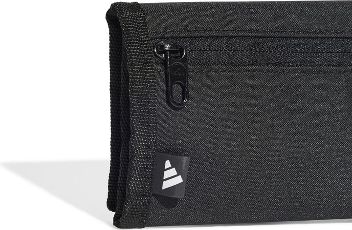 Actual product image adidas Unisex LINEAR Wallet, Black/White, One Size