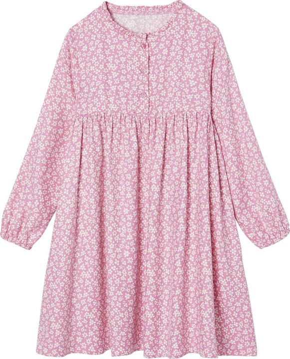 Produktbild Vertbaudet Mädchen Kleid mit Knopfleiste vorn und Printmuster (128)