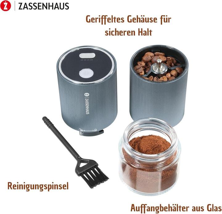 Produktbild Zassenhaus Kaffeem¸hle/Espressom¸hle MASTER USB