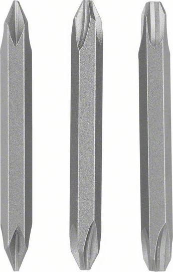 Actual product image Bosch Zubehör 3-piece double blade set for Pozidriv cross-slotted head screws and slotted head screws (PZ, S)) (Long slot 0.6x4.5 mm, Long slot 1.2x6.5 mm)