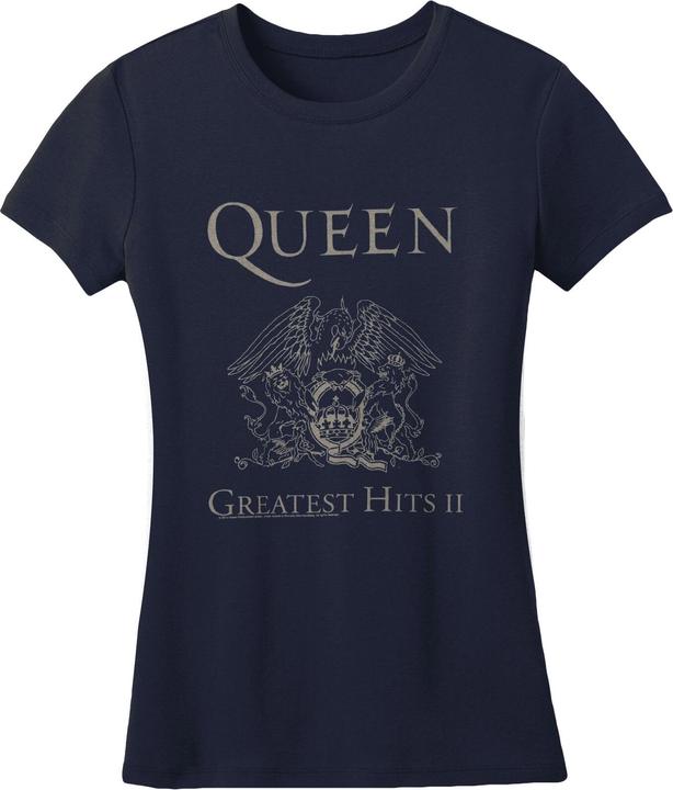 Actual product image Queen Womens/Ladies Greatest Hits II Skinny T-Shirt (XL)