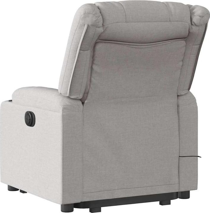Produktbild VidaXL Massagesessel mit Aufstehhilfe Elektrisch Wolkengrau Stoff