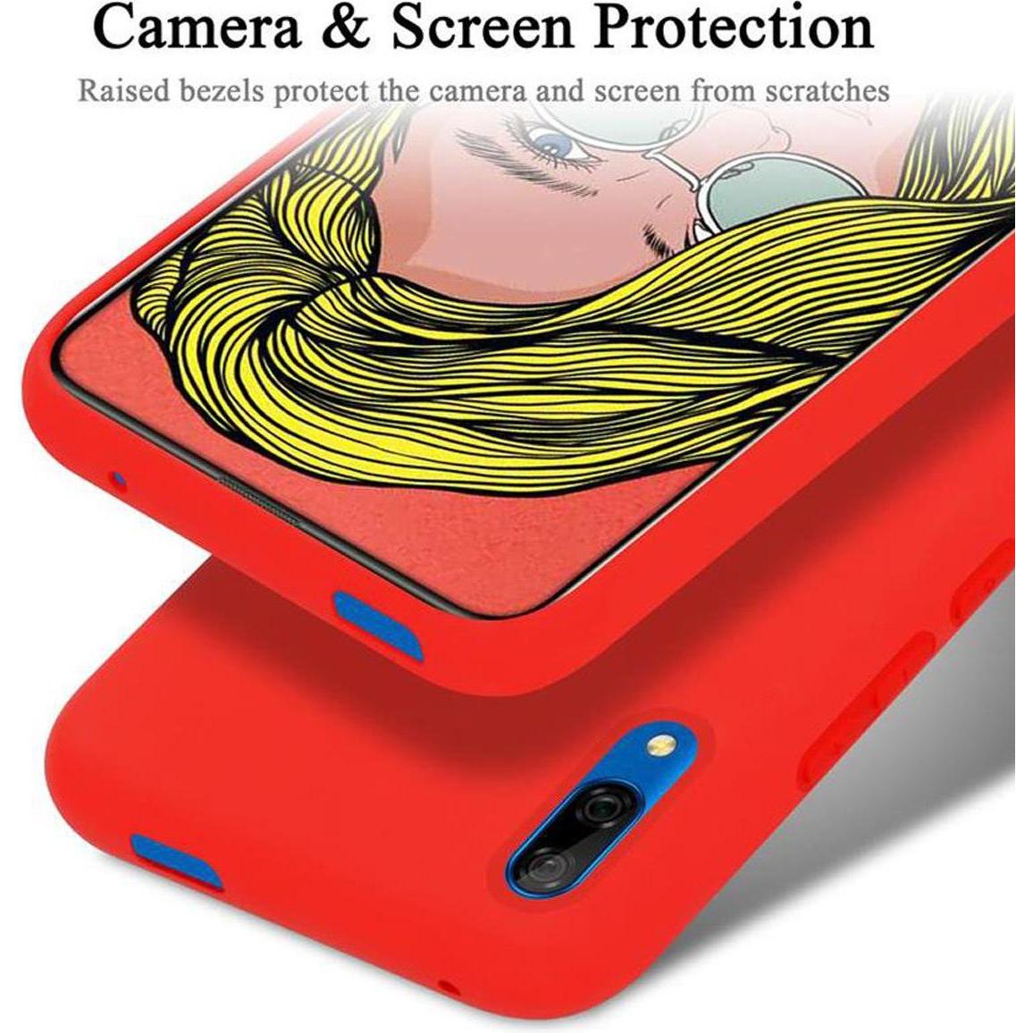 Thumbnail - Cadorabo TPU Liquid Silicone Case Cover (Huawei Enjoy 10 Plus, Huawei P Smart Z, Huawei Y9 Prime (2019)), Smartphone Hül...