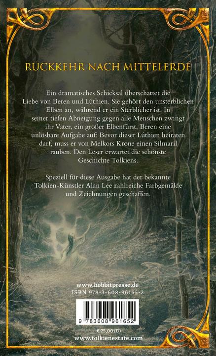 Produktbild Beren und Lúthien (Deutsch, J. R. R. Tolkien, 2017)