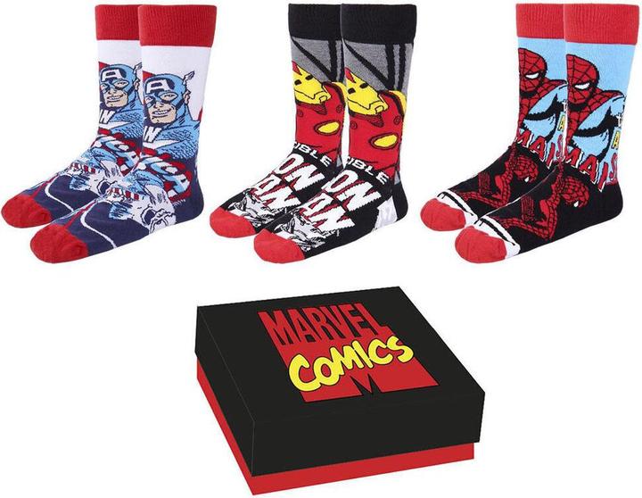 Immagine prodotto NoName MARVEL - Avengers - Confezione da 3 paia di scarpe da ginnastica (T40-46) (confezione da 3, 36 - 41)