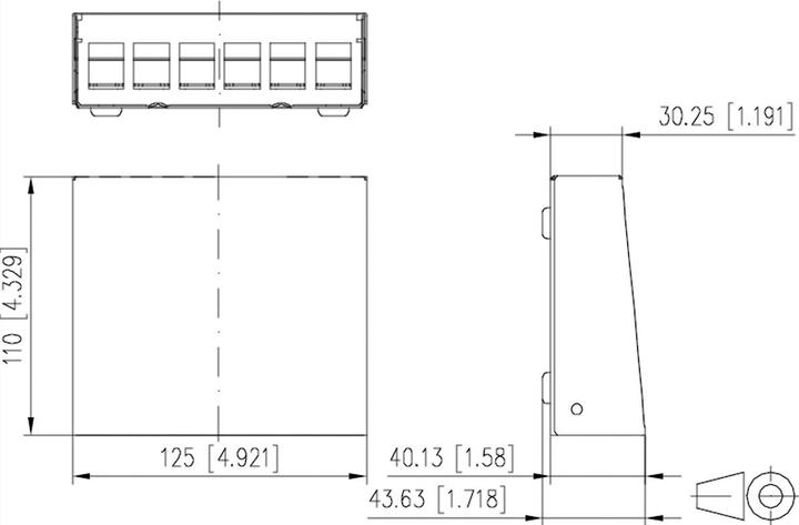 Produktbild Metz Connect 130861-0602KE Keystone AP-Gehäuse 6 Port
