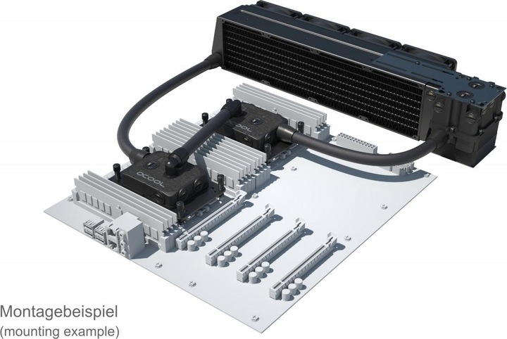 Actual product image Alphacool ES Reservoir 2U