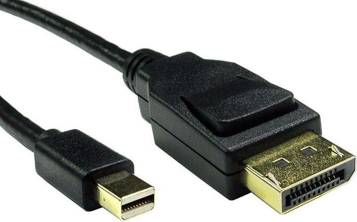 Actual product image RS PRO DisplayPort cable A plug DP (DisplayPort) Mini B display connector - plug, 500mm 8K max (0.50 m)