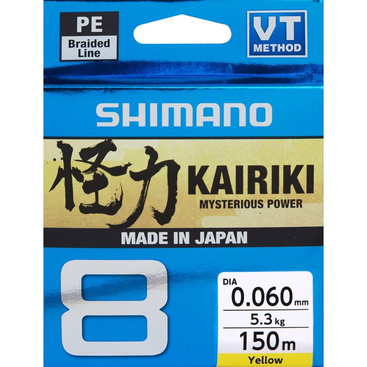 Shimano Kairiki 8 Yellow (2.95 kg, 0.10 mm)