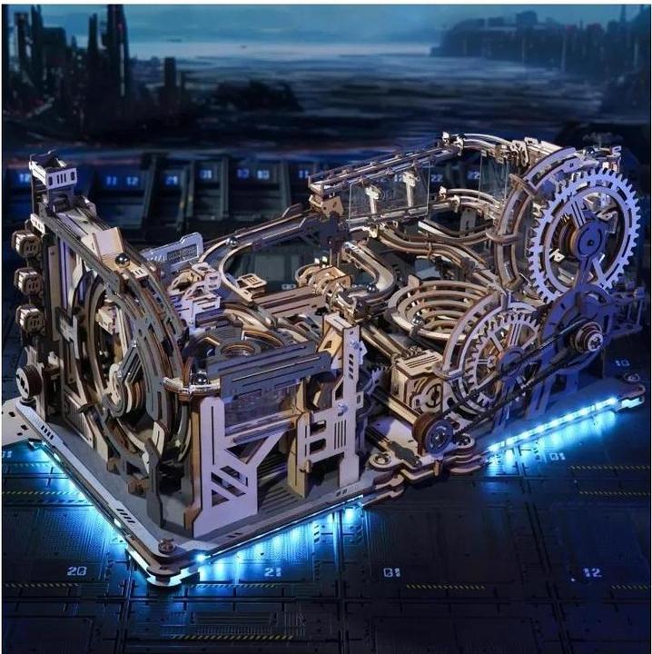Actual product image Rokr Spaceport marble run
