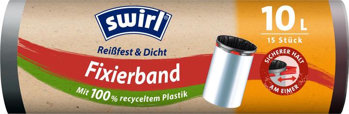 Produktbild Swirl Müllbeutel 4635 10,0 l schwarz, 15 St. (15x, 10 l)