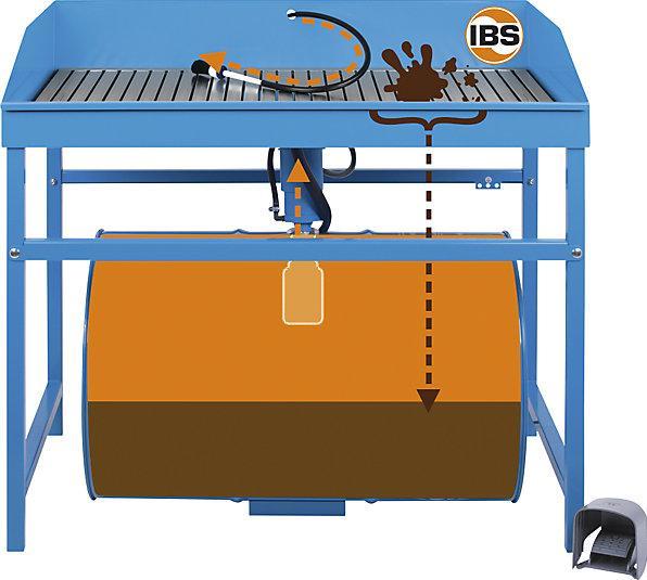 Produktbild kaiserkraft Profi Stand-Kleinteilereiniger, für Fassgrösse 200 l